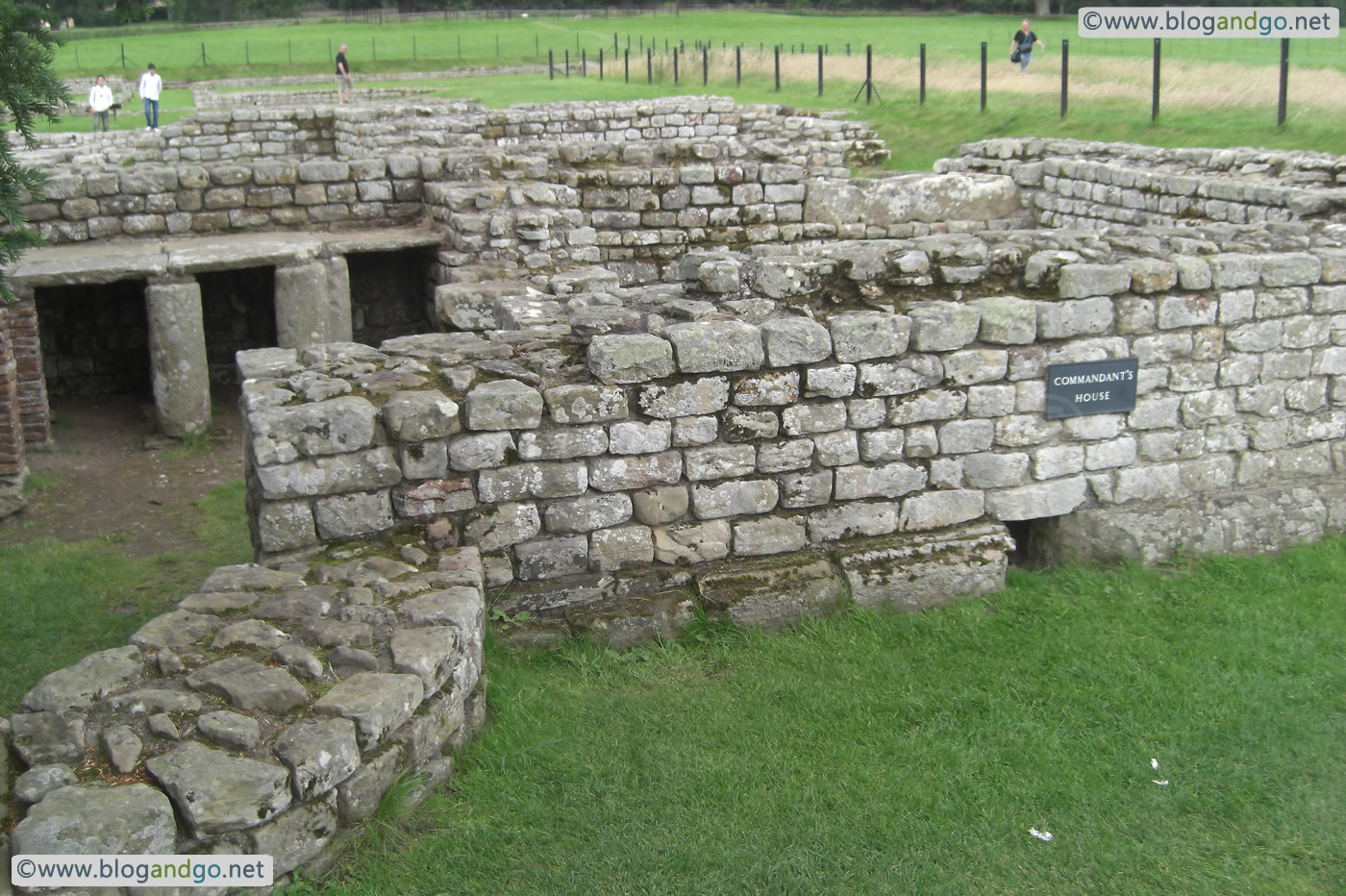 Hadrian's Wall Path - Commander's House, Chesters Roman Fort